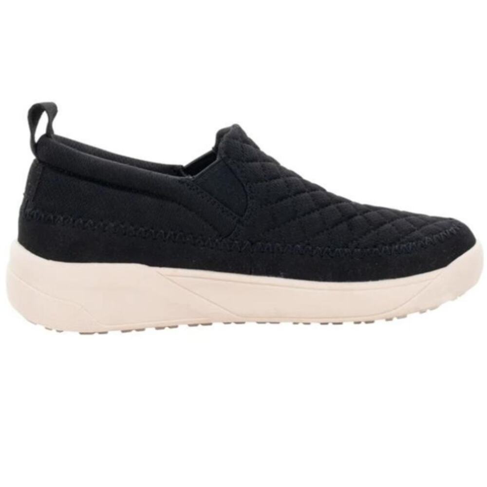 Staheekum Women's Quilted Slip On Shoes Black Size 10